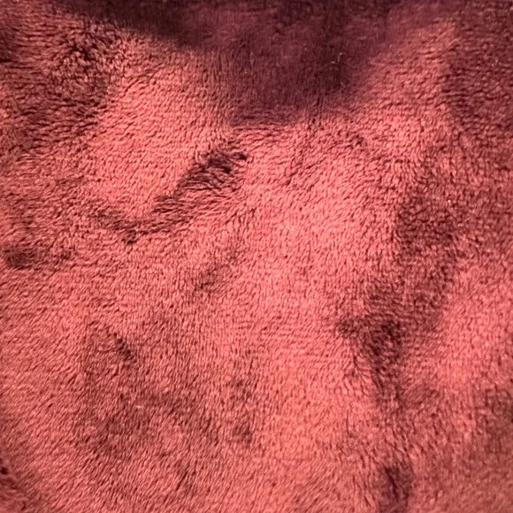 The North Face TNF Shelbe Raschel Fleece Jacket Womens Small Burgundy WindWall - Picture 7 of 12